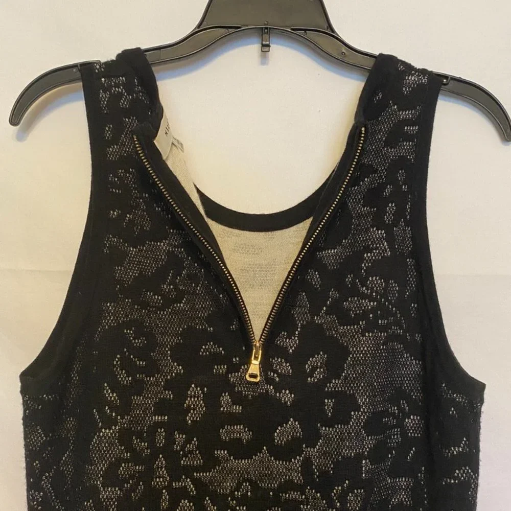 Beautiful! MILLY ~Women Black Soft Fit & Flare Sleeveless Dress ~ Size S - Picture 5 of 9